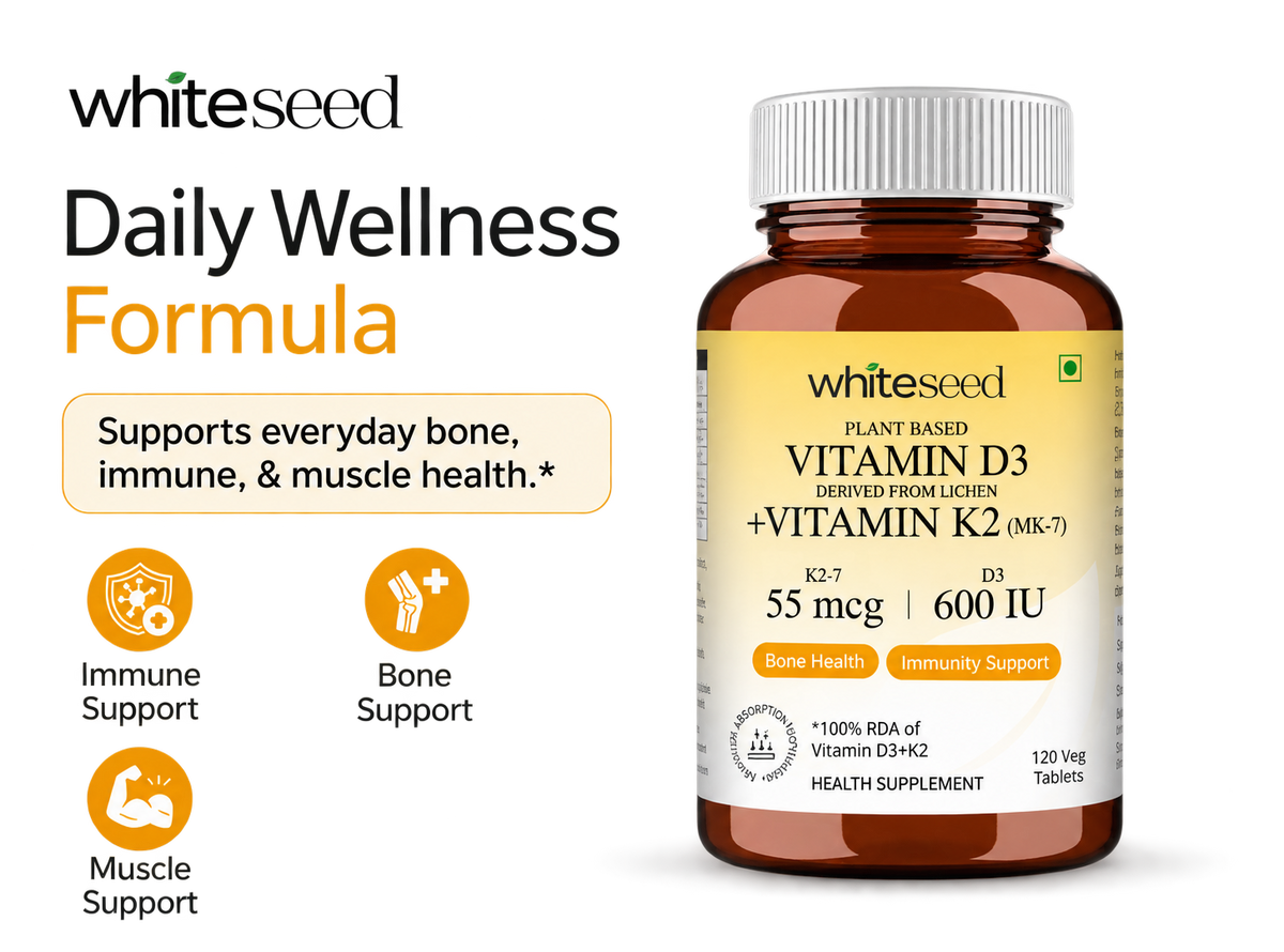 Whiteseed Vitamin D3 + K2