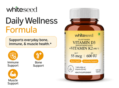 Whiteseed Vitamin D3 + K2