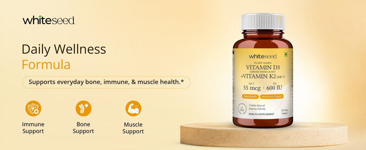 Whiteseed Vitamin D3 + K2
