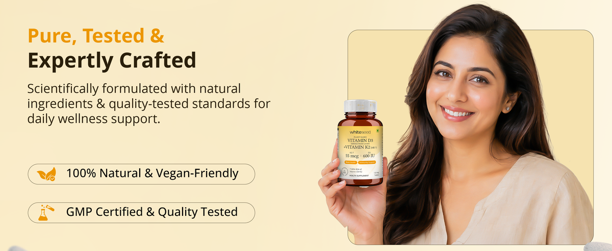 Whiteseed Vitamin D3 + K2