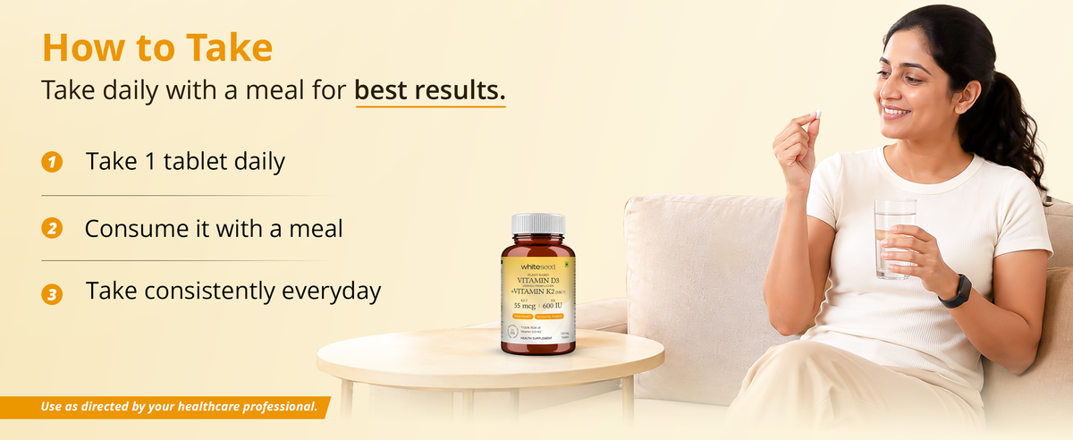 Whiteseed Vitamin D3 + K2