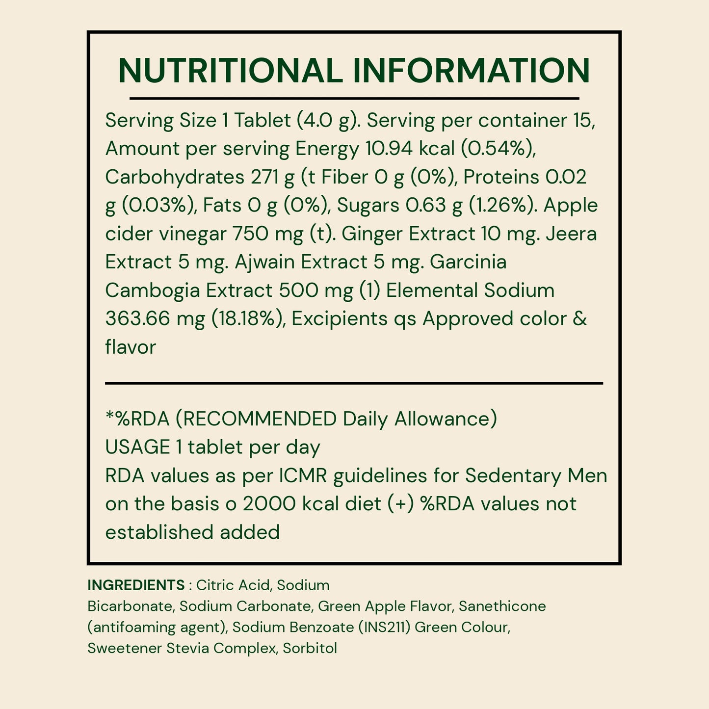 Apple Cider Vinegar with Garcinia Cambogia