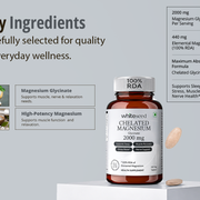 Whiteseed Chelated Magnesium Glycinate 2000 mg